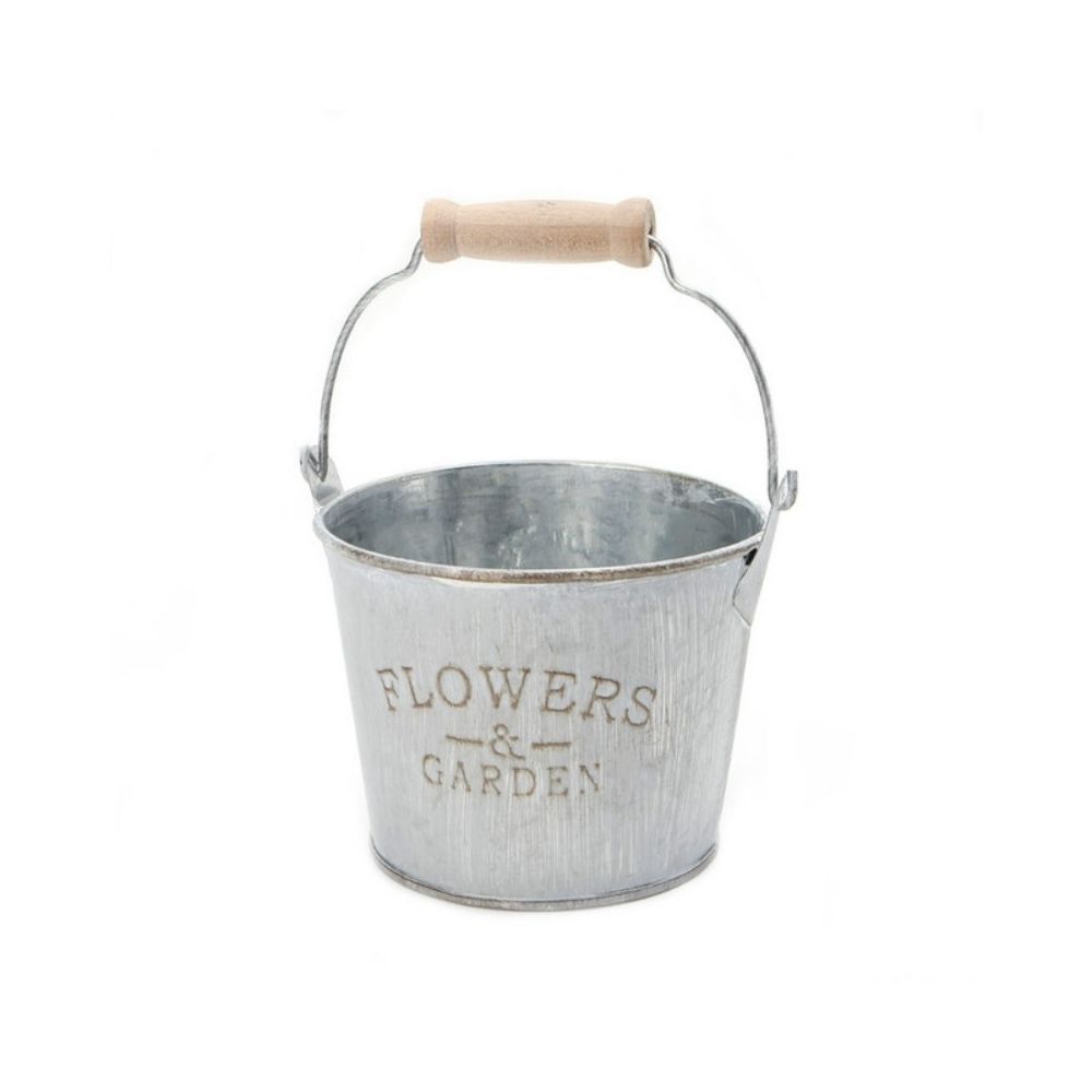 Wewoo - Rustic Vintage Iron Flower Flower Bucket Flowerware Creative Accueil décoration de bureau fleurTaille Petit portable - Poterie, bac à fleurs