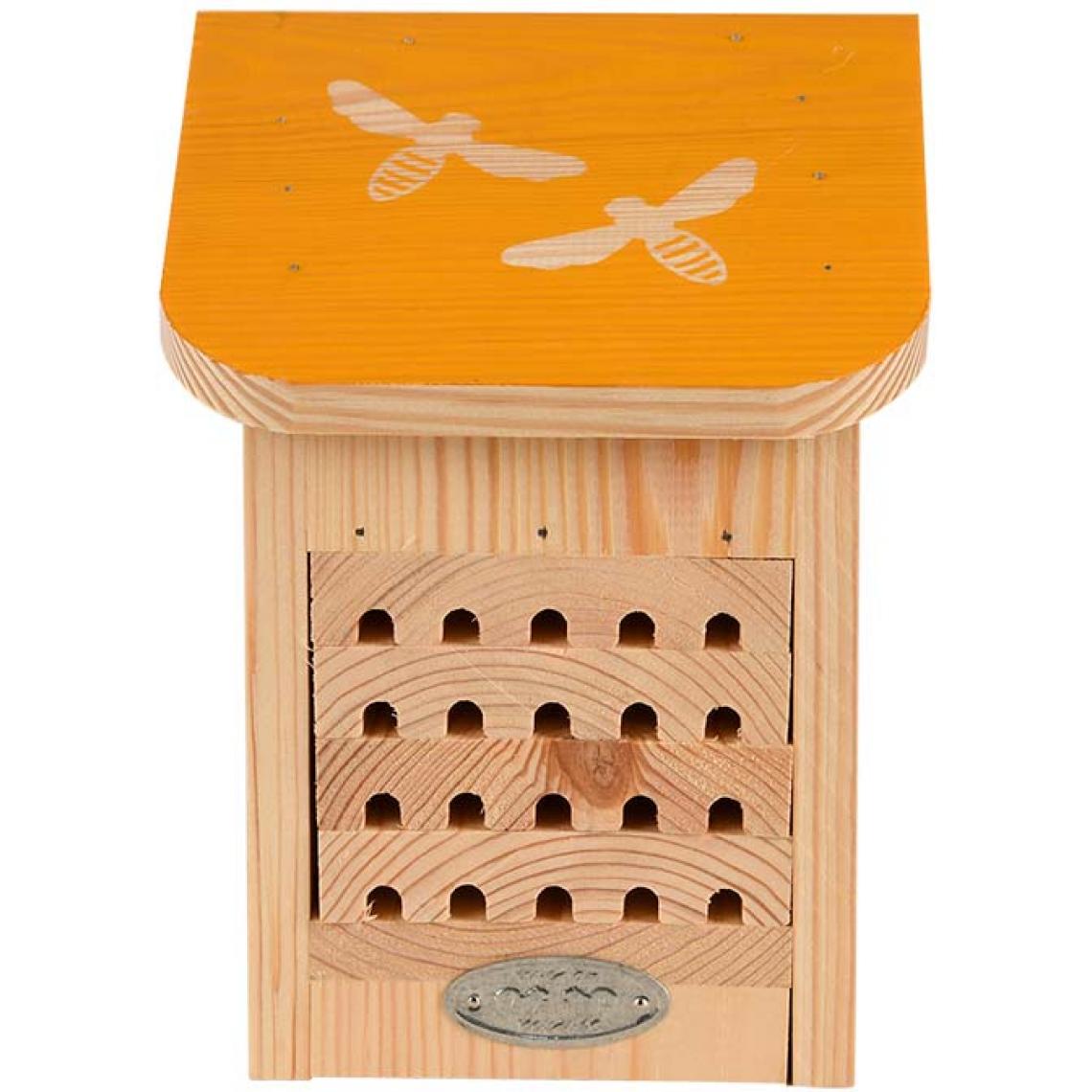 Best For Birds - Maison à abeilles en bois Pochoir - Nichoir pour oiseaux du ciel