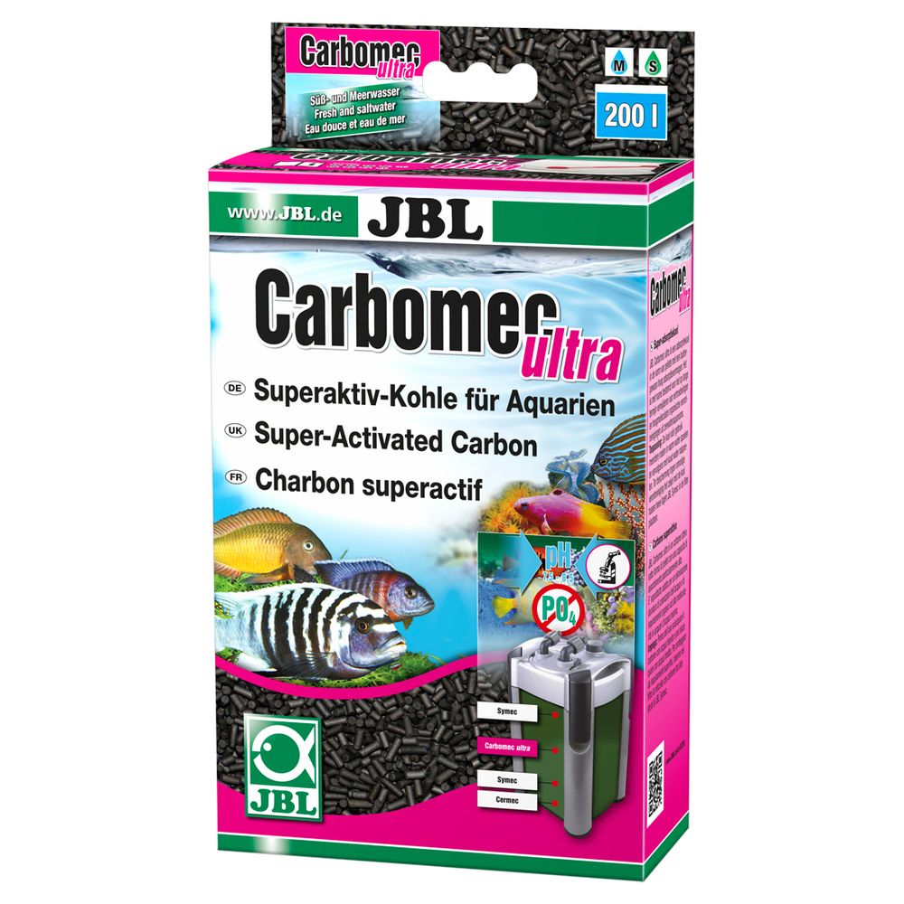 JBL - JBL - Charbon Superactif Carbomec Ultra en Boulettes pour Eau de Mer - Equipement de l'aquarium
