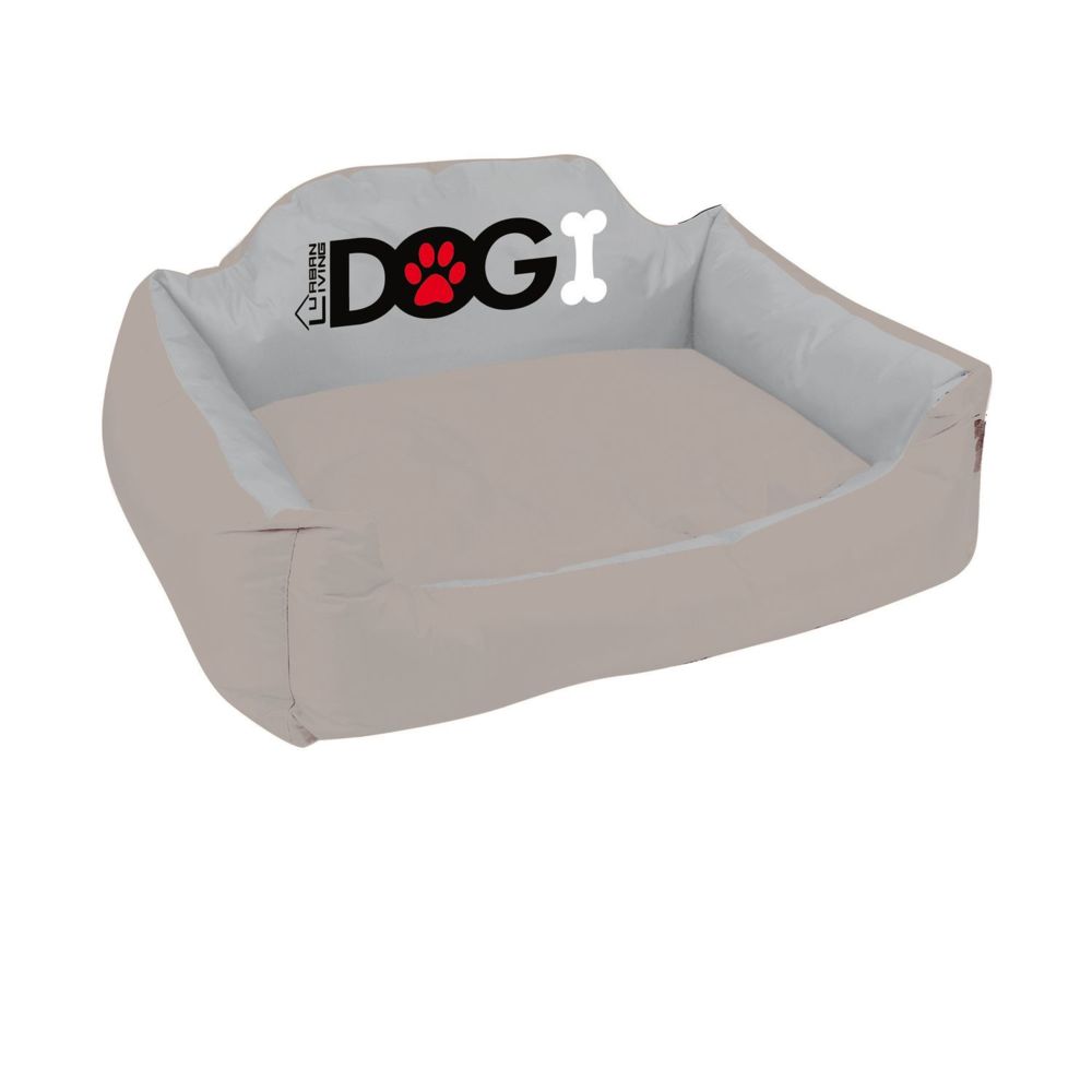 Dogi - Panier pour chien rembourré Dogi - Taille L - Taupe - Corbeille pour chien