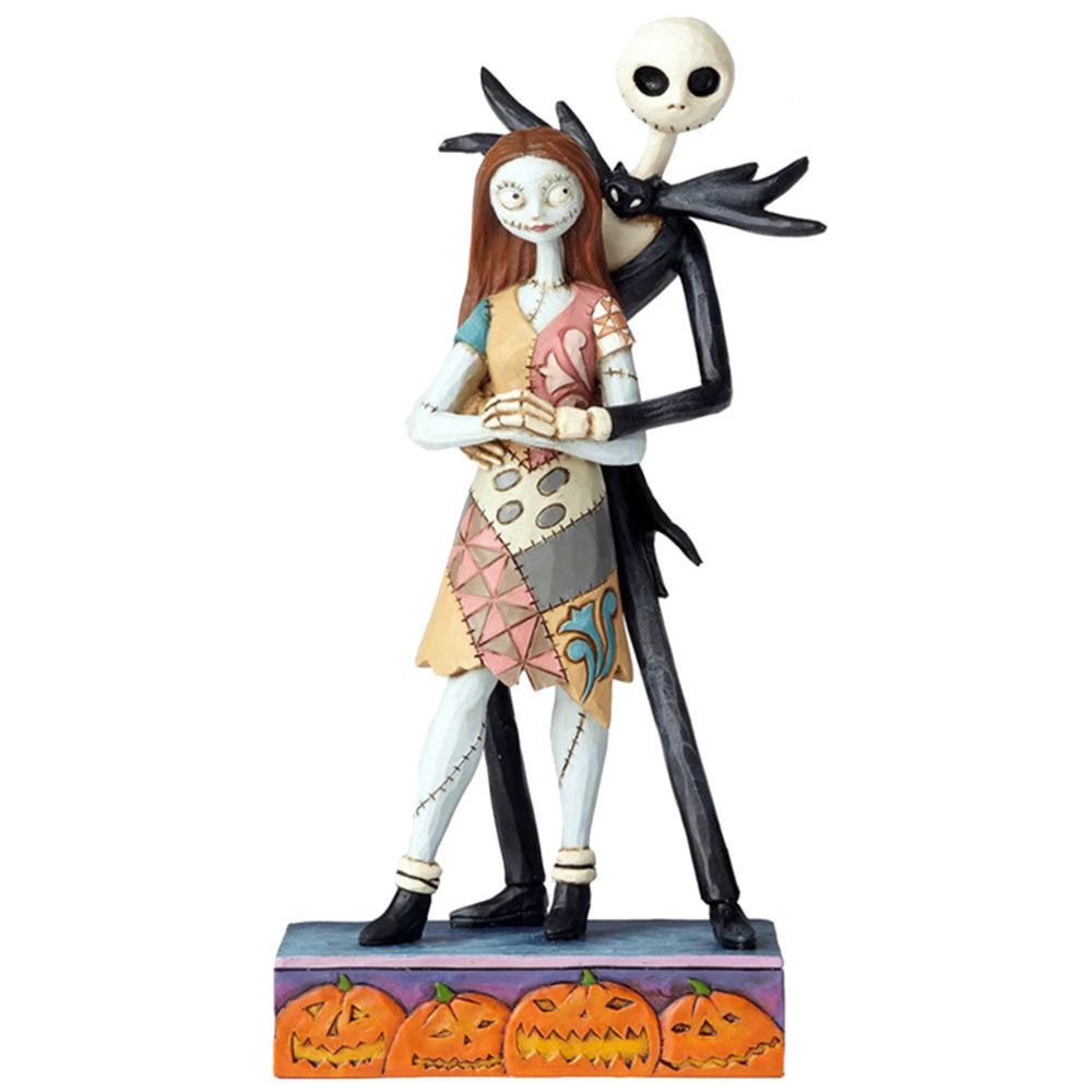 Disney Montres - Statuette de Collection Sally et Jack - The Nightmare - Petite déco d'exterieur