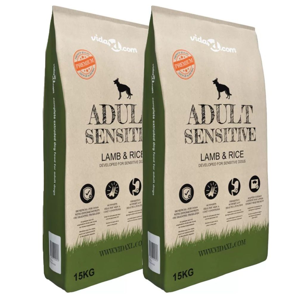 marque generique - Distingué Accessoires pour chiens ligne Port Moresby Nourriture pour chiens Adult Sensitive Lamb & Rice 2 pcs 30 kg - Croquettes pour chien