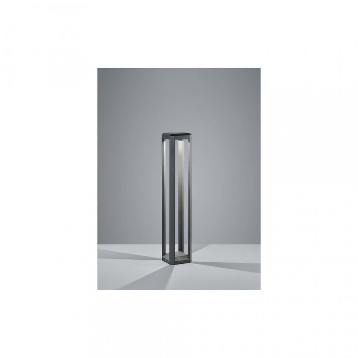 Boutica-Design - Borne Logone Anthracite 1x11W SMD LED H80 - Borne, potelet