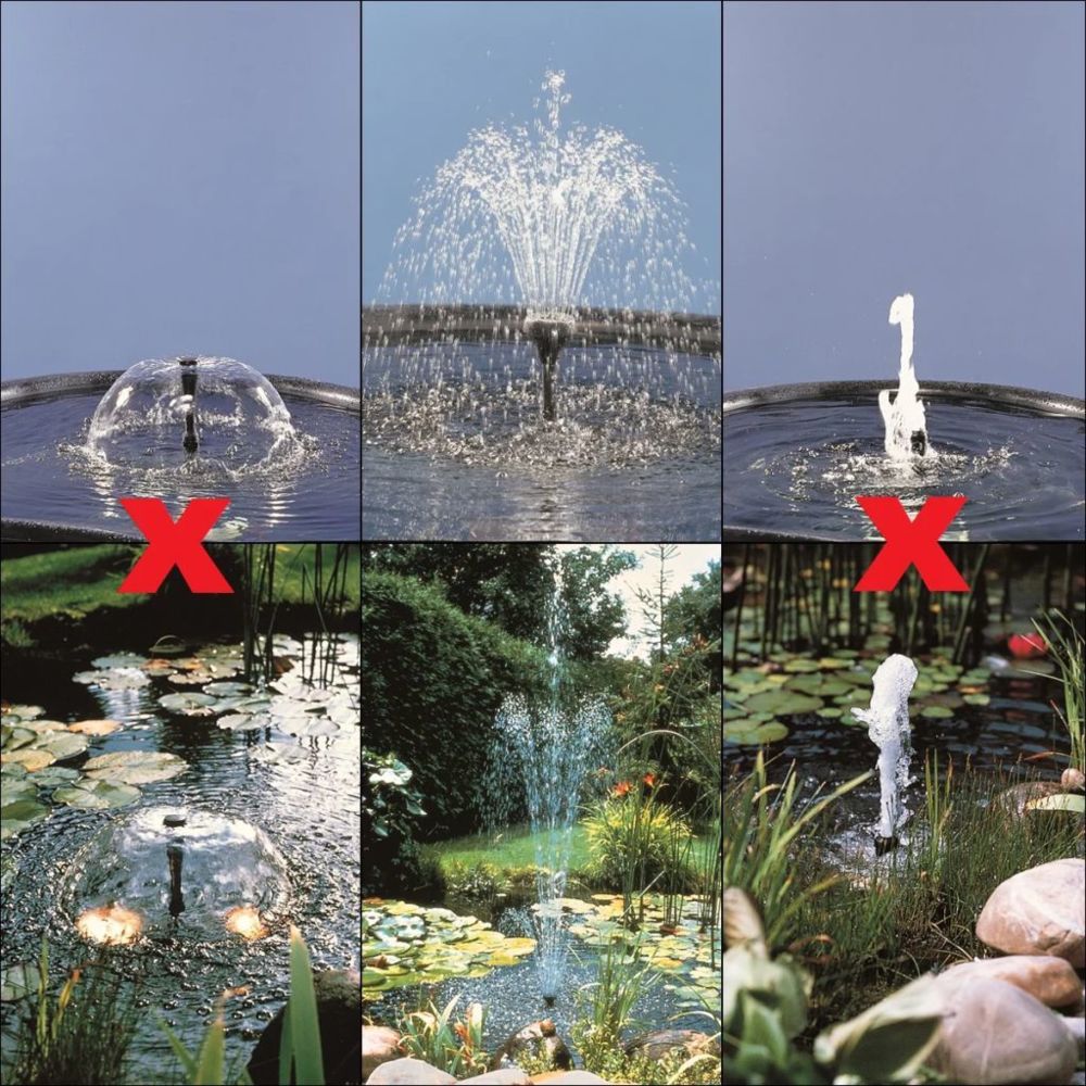 marque generique - Accessoires pour fontaines et bassins Chic Ubbink Pompe pour fontaine Xtra 350 LV 5 W 5 W Noir - Bassin poissons
