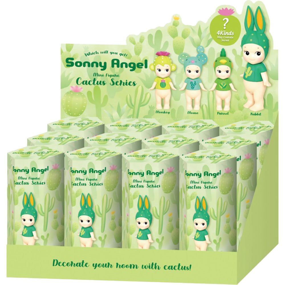 Baby Watch - 12 Figurines Sonny Angel Serie Cactus - Boite complète - Petite déco d'exterieur
