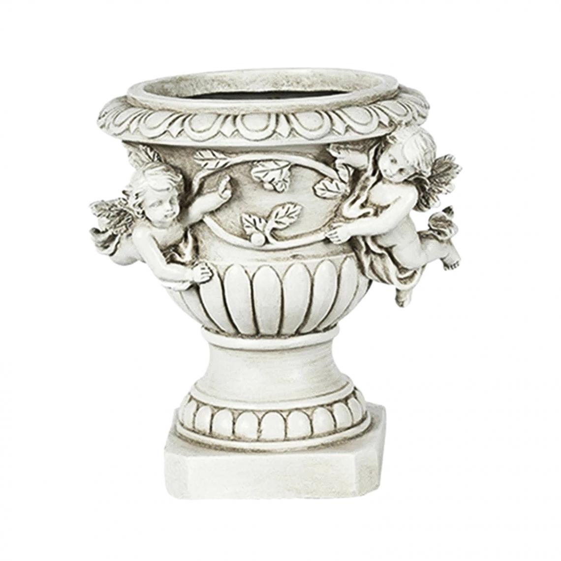 marque generique - Petit Pot De Plante De Jardin Miniature Vase Extérieur Succulentes Pot De Jardinière Art A - Petite déco d'exterieur