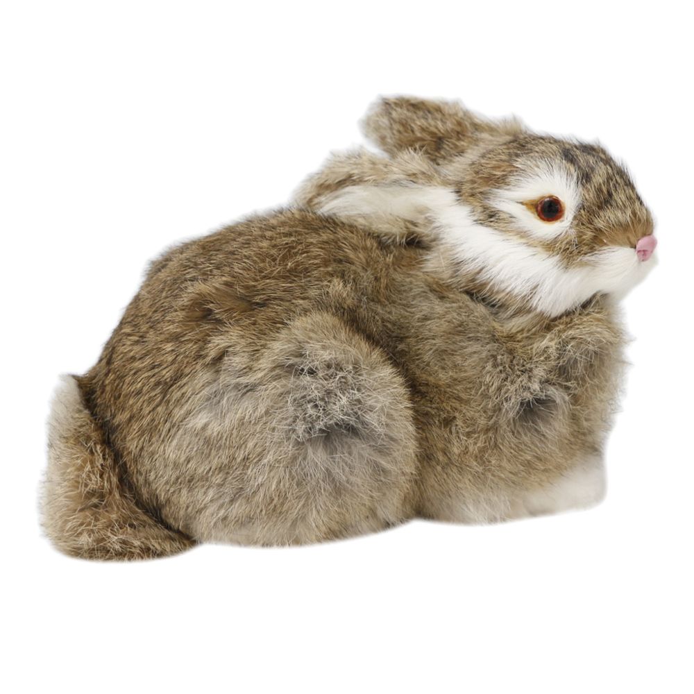 marque generique - Simulation Relastic Rabbit Home Decorations- Brown - Petite déco d'exterieur