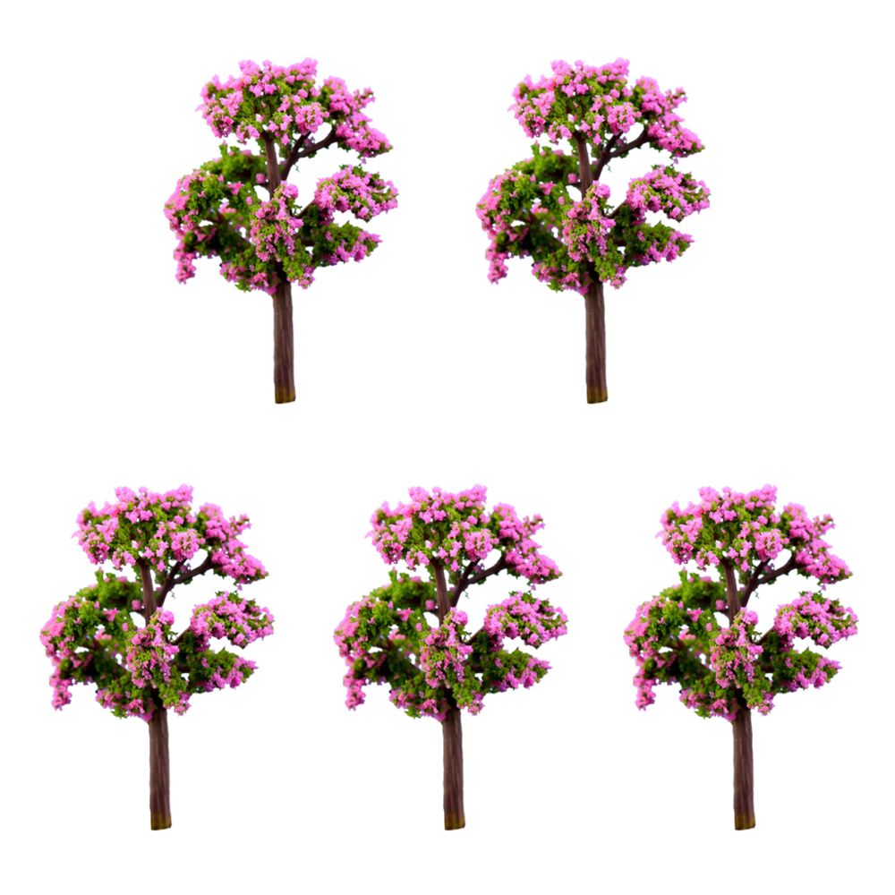 marque generique - 5 pièces micro paysage décorations mini résine ornement jardin bricolage arbre # 12 - Petite déco d'exterieur