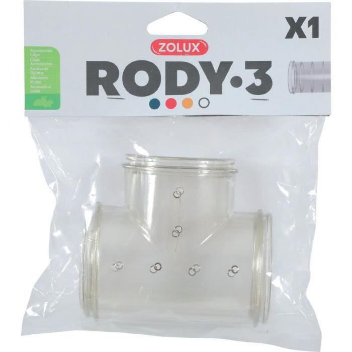 Zolux - ZOLUX Tube en T pour cage rongeur Rody3 - Roylounge - Soin et hygiène rongeur