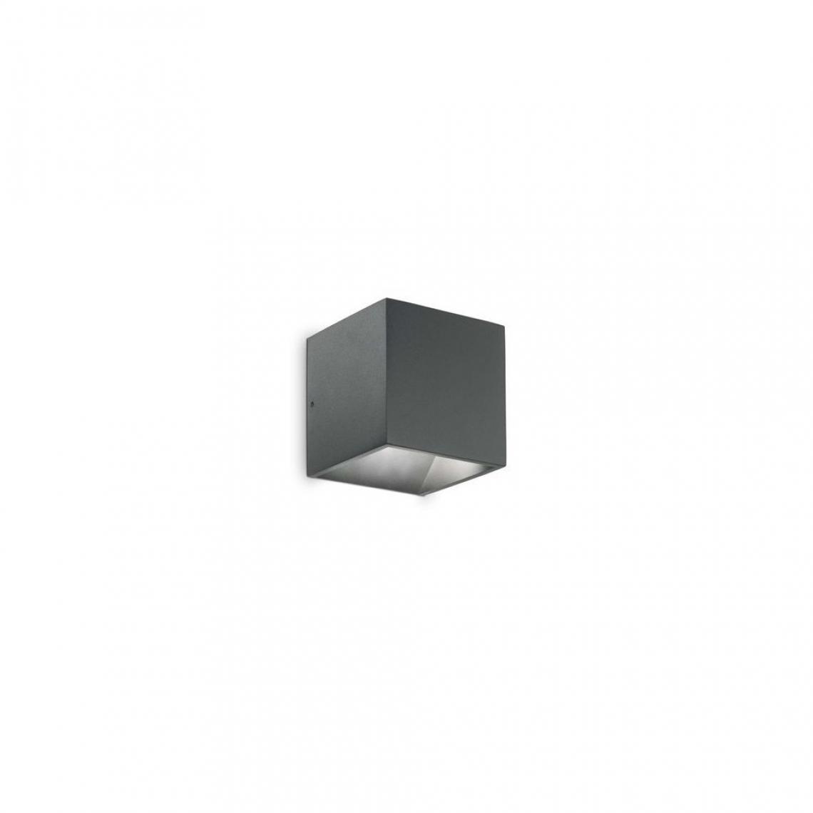 Ideal Lux - Applique Extérieure RUBIK Anthracite 1x4,5W 4000k - Applique, hublot