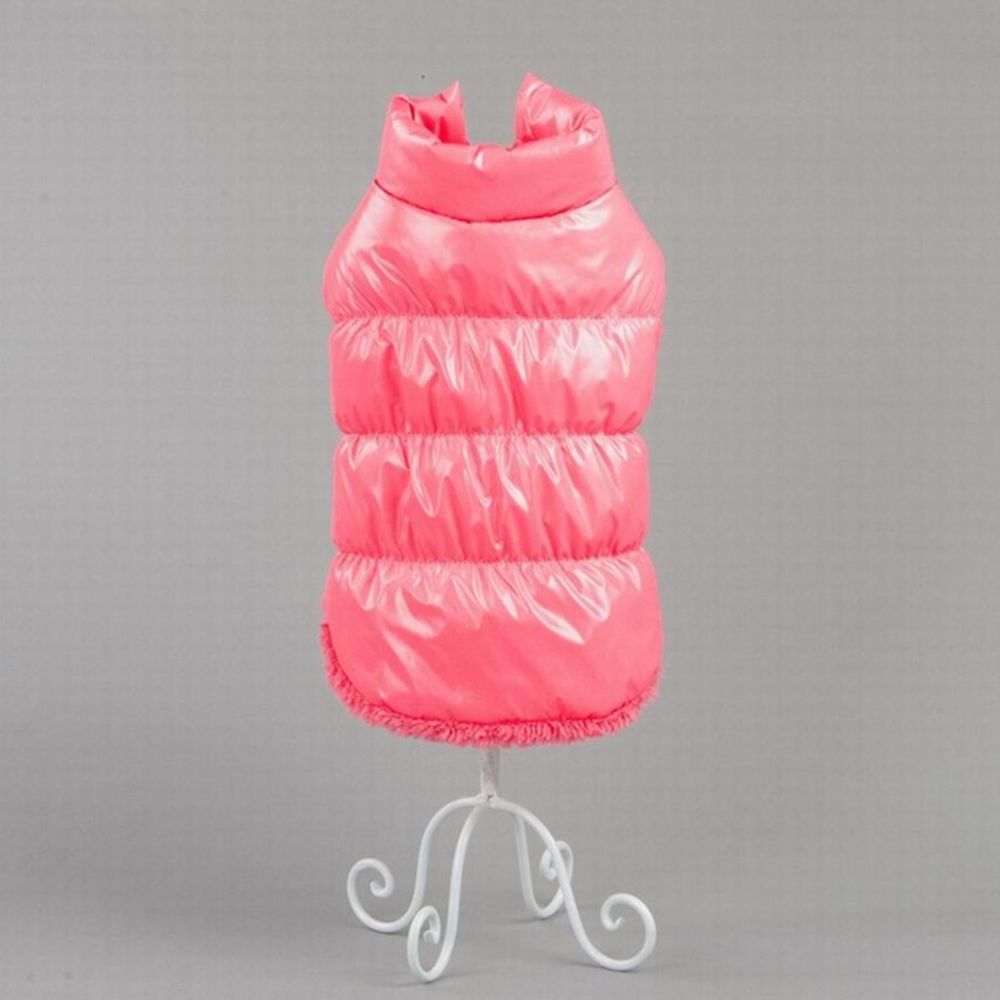 marque generique - Chien de chien Pet Dog Cat Warm Padded Coat Down Jacket Vest Vêtement Habillement Pink S - Vêtement pour chien