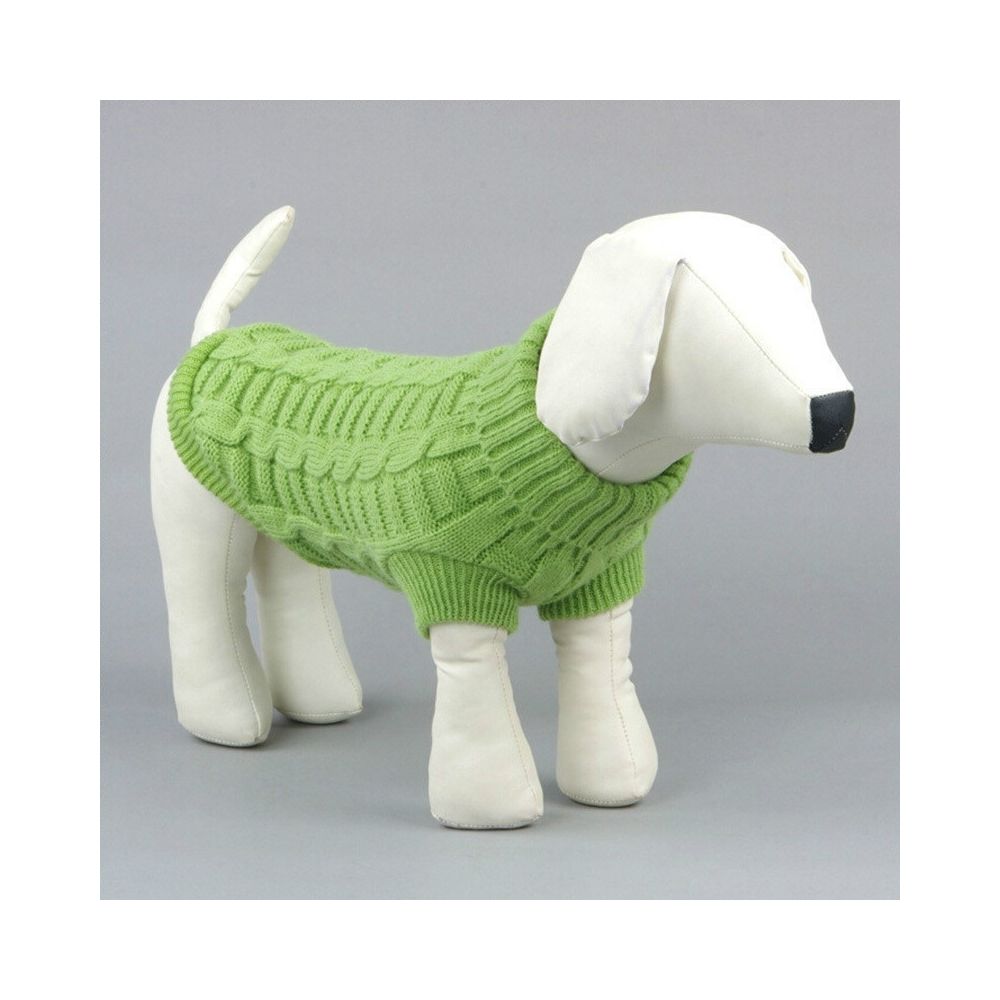Wewoo - Pull de chien de couleur unie très élastique Teddy Dog ClothesTaille L Vert - Vêtement pour chien