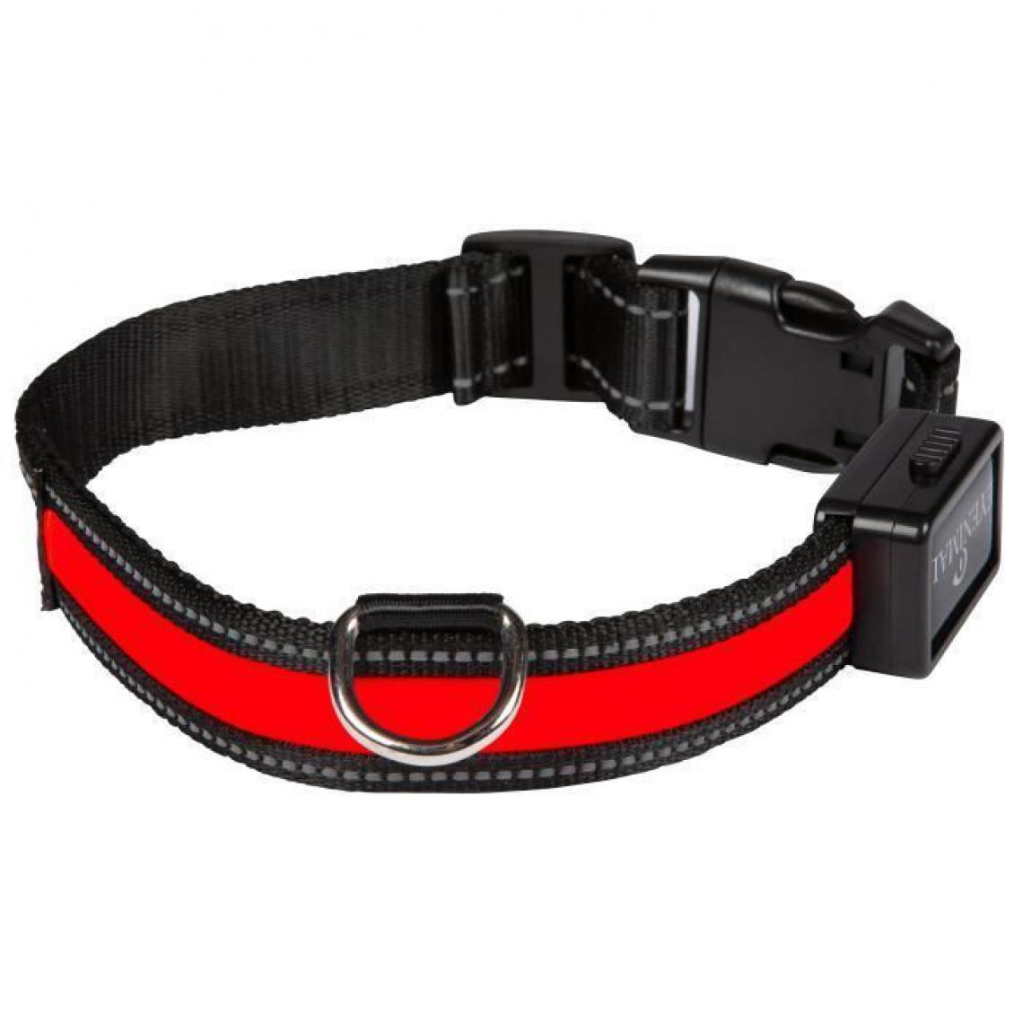 Eyenimal - EYENIMAL Collier lumineux Light Collar USB rechargeable L - Rouge - Pour chien - Collier pour chien