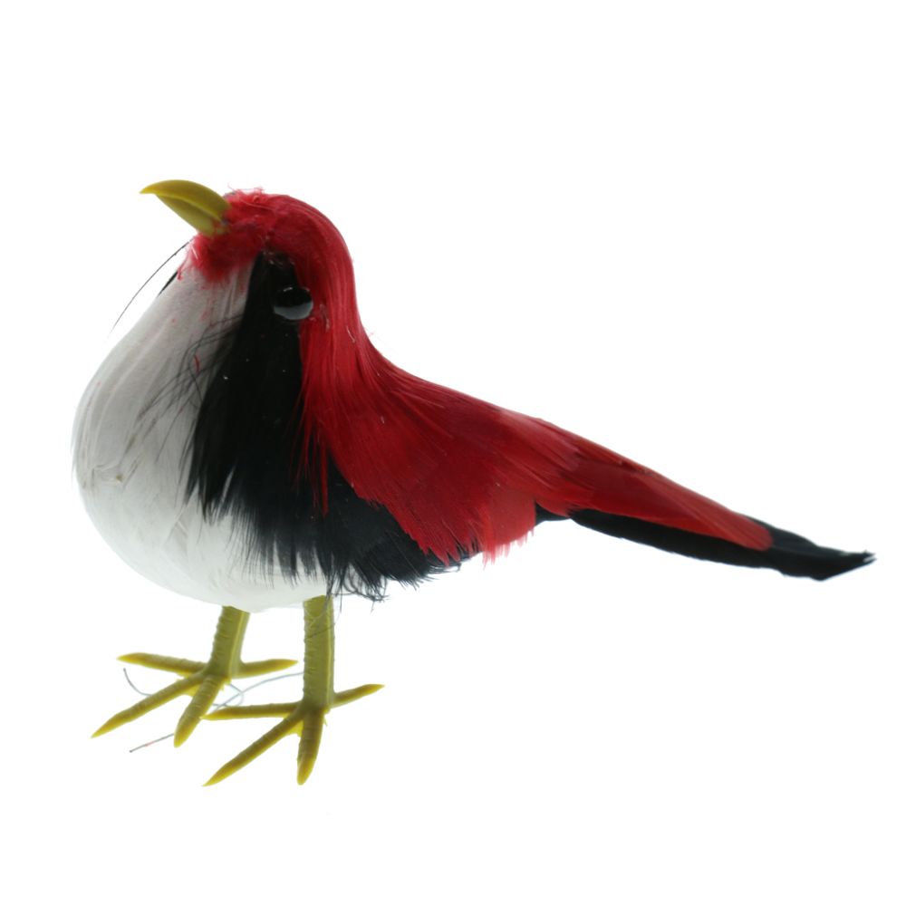 marque generique - oiseau artificiel à plumes réaliste moineau maison jardin arbre décoration 17 - Petite déco d'exterieur