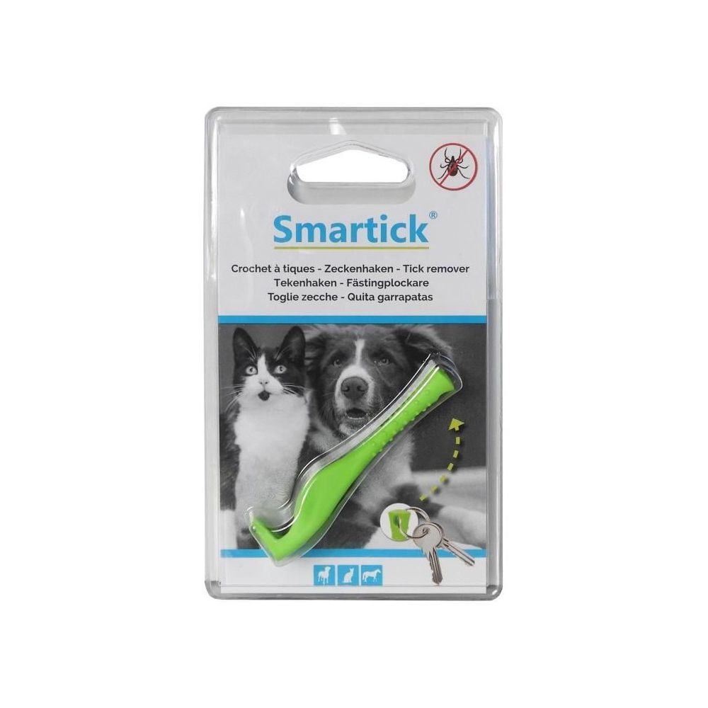 Kerbl - KERBL Pince pour tiques Smartick - Vert - Pour chien, chat et cheval - Anti-parasitaire pour chien