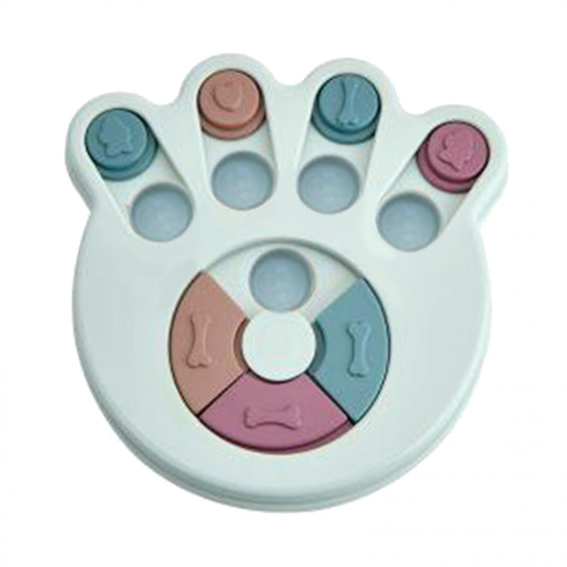 marque generique - Pet Toy Dog IQ Training Game Feeder Pet Dog Bowl Slow Feeder Round - Jouet pour chien