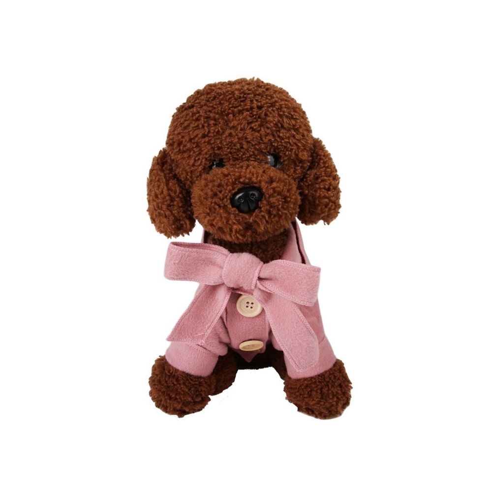Wewoo - Vêtements pour animaux domestiques en peluche à la mode2 pièceshivertaille grand XL rose - Vêtement pour chien