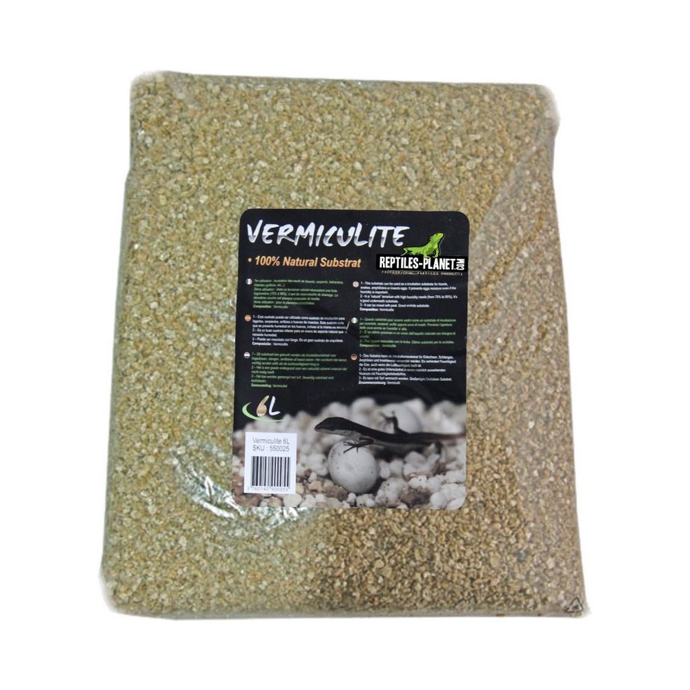 Reptiles Planet - Vermiculite 6L - Accessoires de terrarium