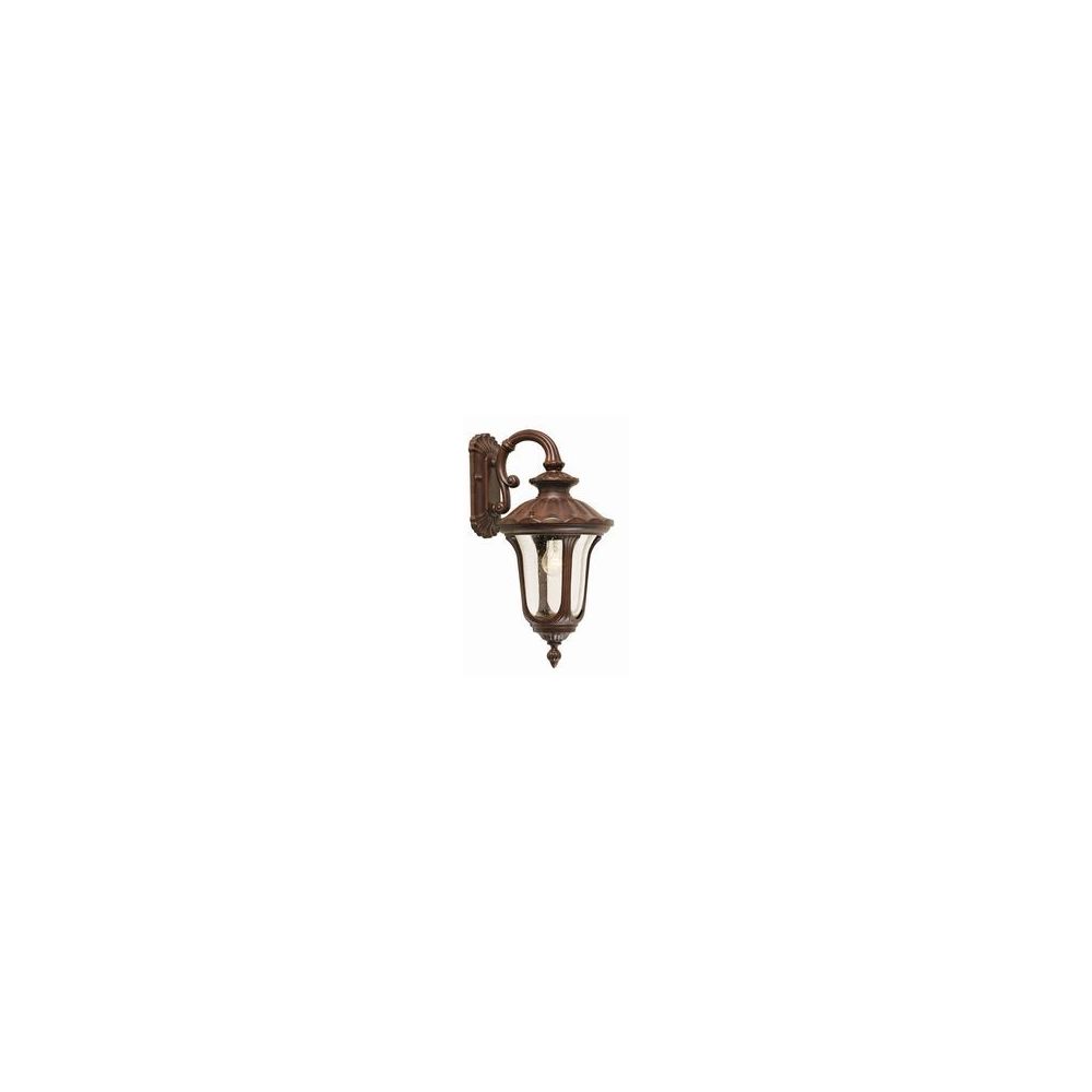 Elstead Lighting - Applique descendante Chicago H 47cm 1x100W Bronze rouillé - Applique, hublot