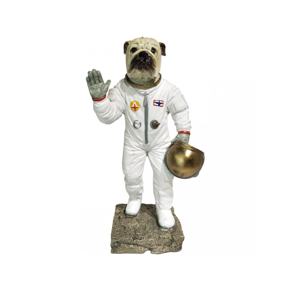 Bobochic - BOBOCHIC Statue MED chien astronaute - Petite déco d'exterieur