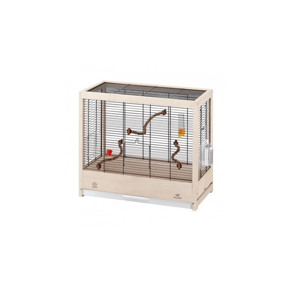 Ferplast - Cage Ferplast Giulietta en bois Taille 4 - Cage à oiseaux