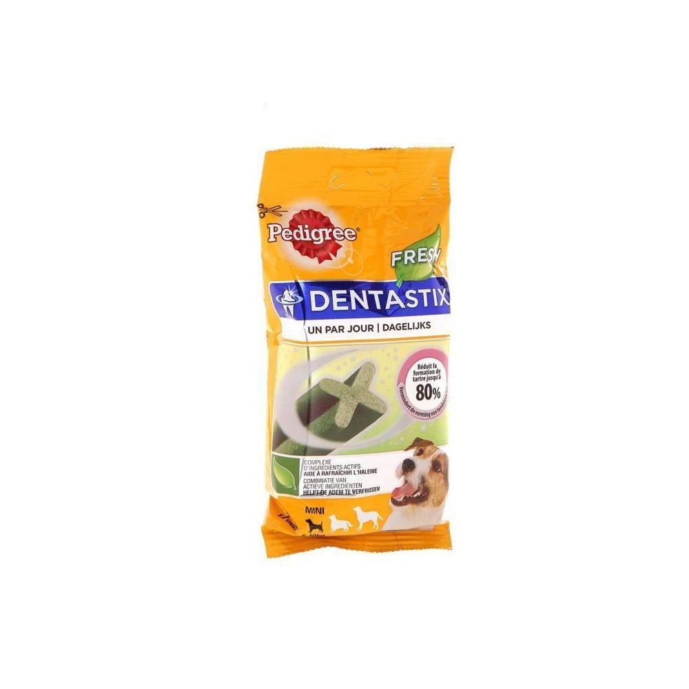 Pedigree - PEDIGREE Dentastix Bâtonnets hygiene bucco-dentaire fresh - Pour petit chien - 110 g (x10) - Friandise pour chien