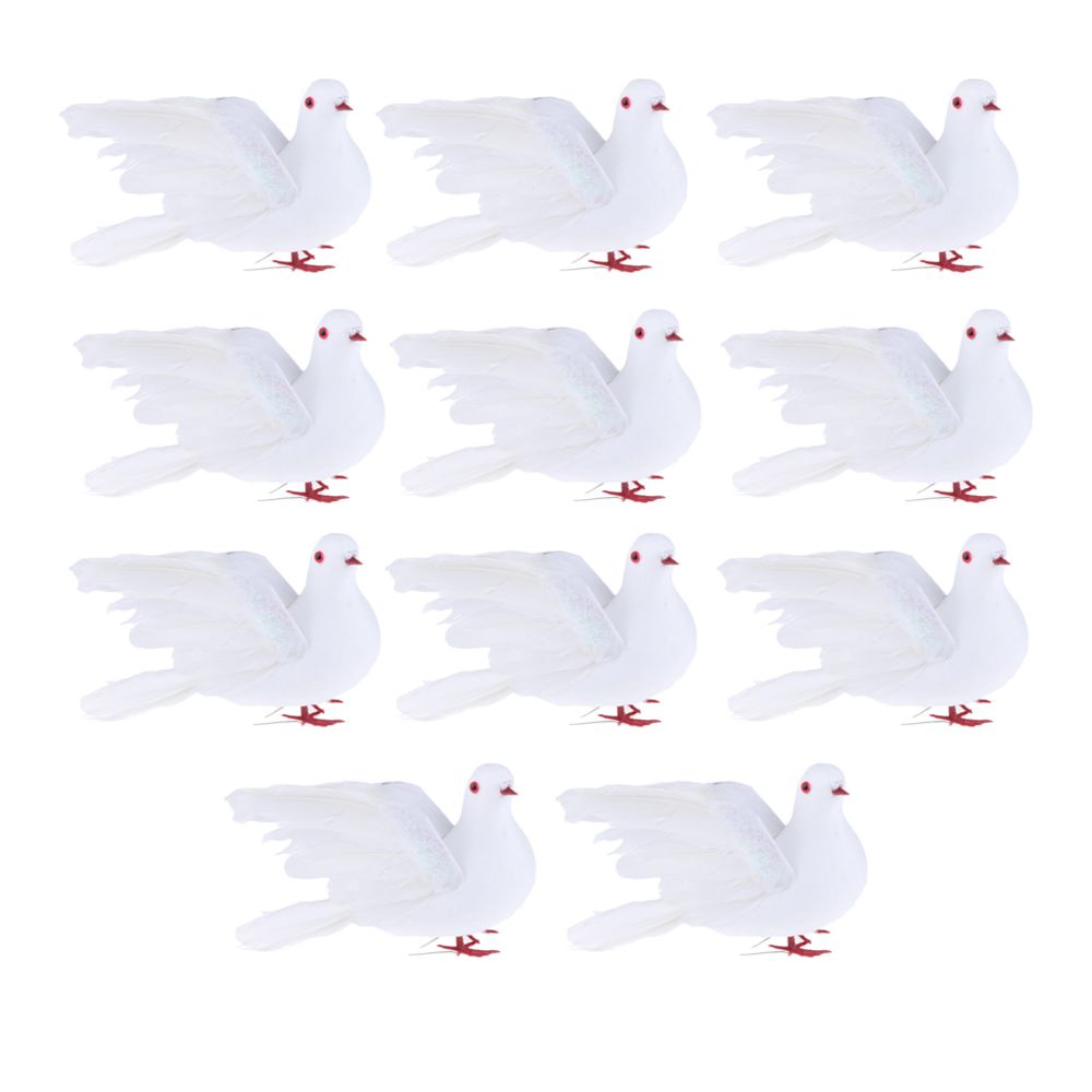 marque generique - Pigeon Réaliste Artificielle Oiseau - Petite déco d'exterieur