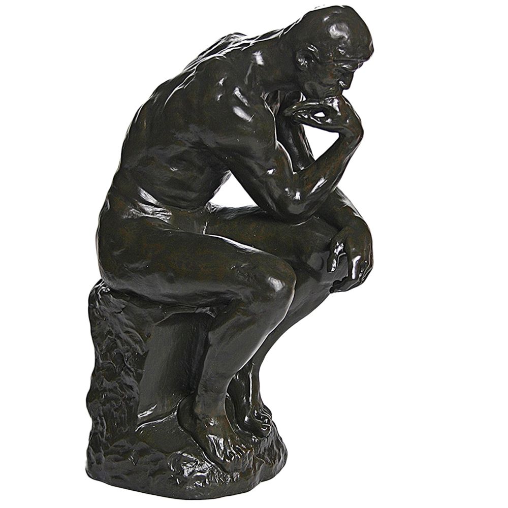 Parastone - Figurine reproduction Le Penseur de Rodin 37 cm - Petite déco d'exterieur