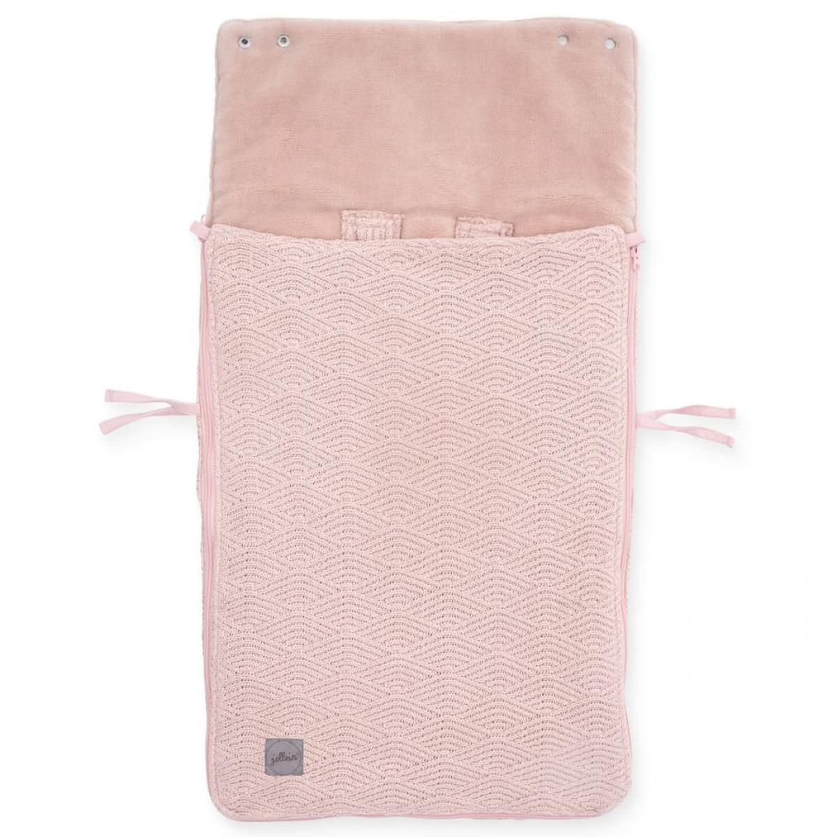 Jollein - Jollein Sac de confort pour bébés River Knit Rose pâle - Accessoires de cage
