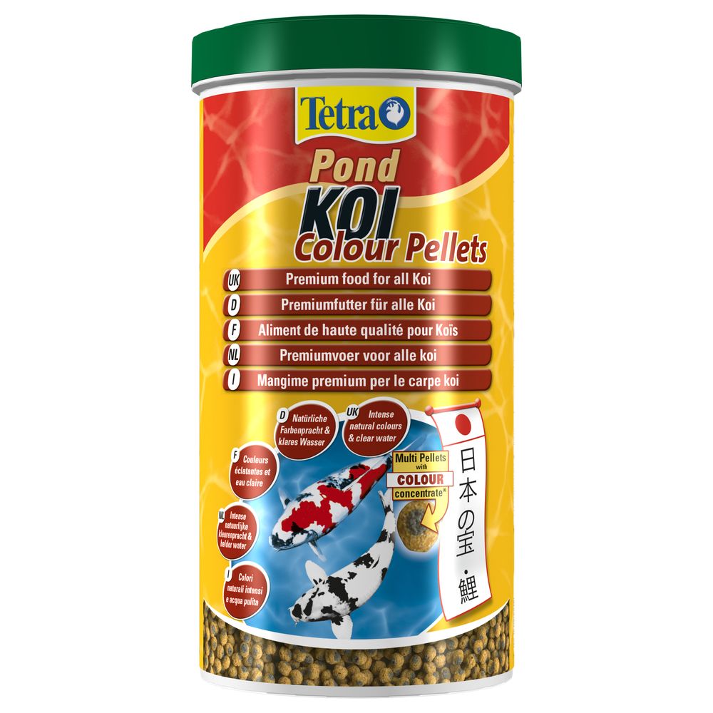 Tetra - Tetra - Aliment Complet Pond Koi Colour Pellets en Granulés pour Koïs - 1L - Alimentation pour poisson