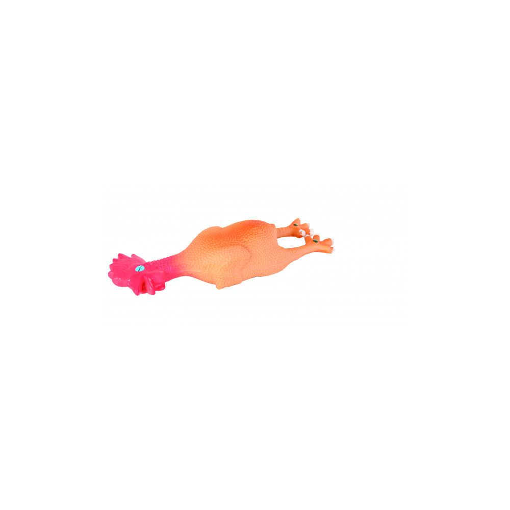 Trixie - Jouet en latex en forme de poulet Trixie Longueur 23 cm - Jouet pour chien