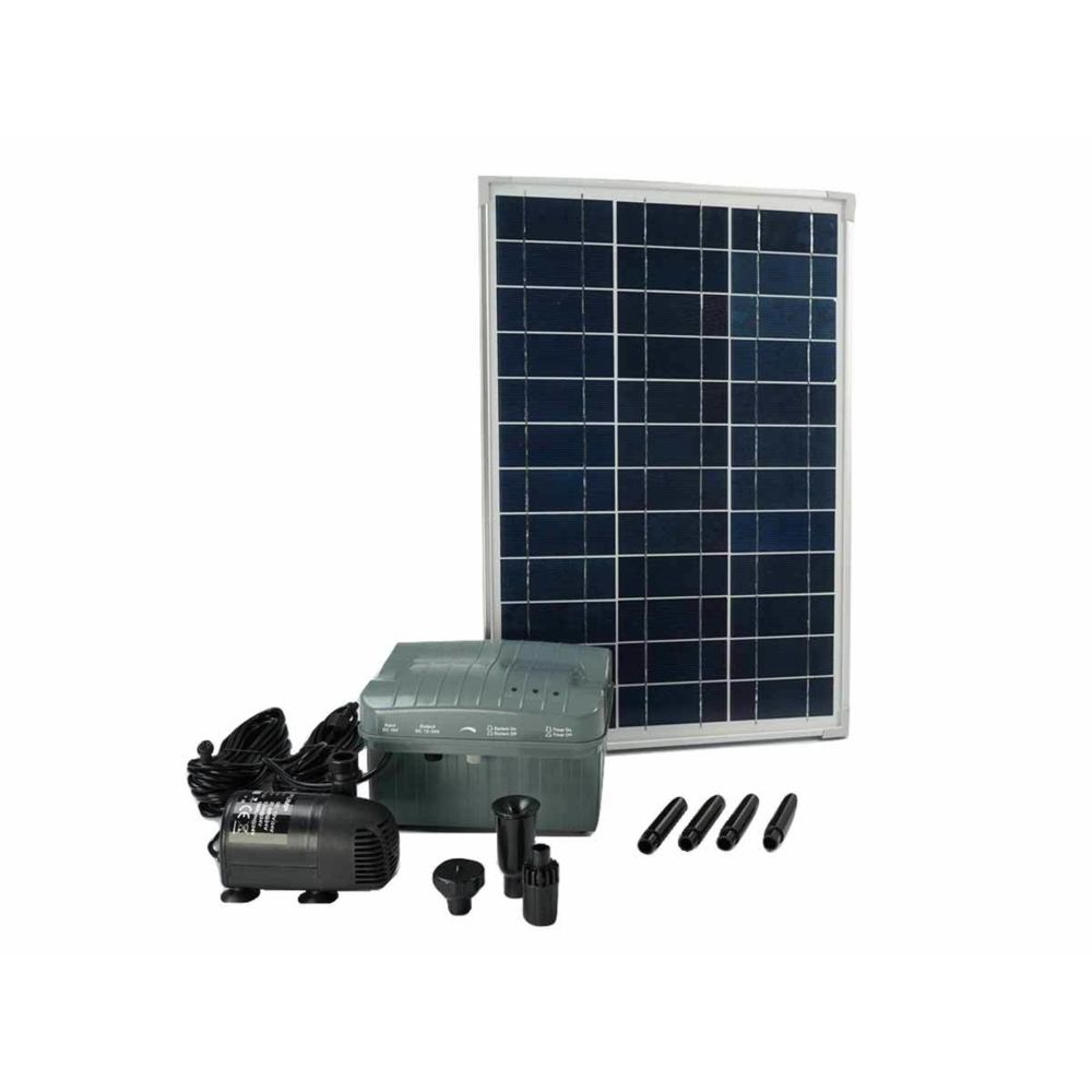 Ubbink - Pompe solaire pour bassin SolarMax 1000 - 20 W - Bassin poissons