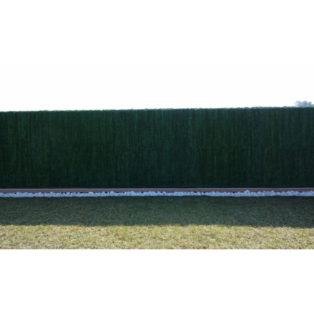 Pegane - Haie artificielle / Brise vue rouleau 126 ULTRA en PVC coloris vert sapin, 1,00 m x 3 m - Claustras