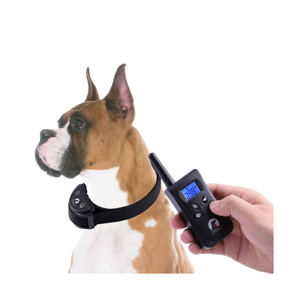 Wewoo - Collier anti aboiement chien noir pour les chiens PD520V Automatique Système anti-aboiement de contrôle de formation des animaux de compagnie - Collier pour chien