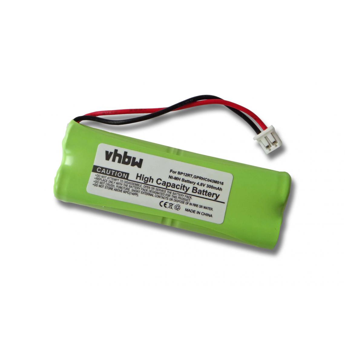 Vhbw - vhbw batterie compatible avec Dogtra 7002M Transmitter, 7100H Transmitter, 7100 Receiver collier de dressage (300mAh, 4,8V, NiMH) - Collier pour chien