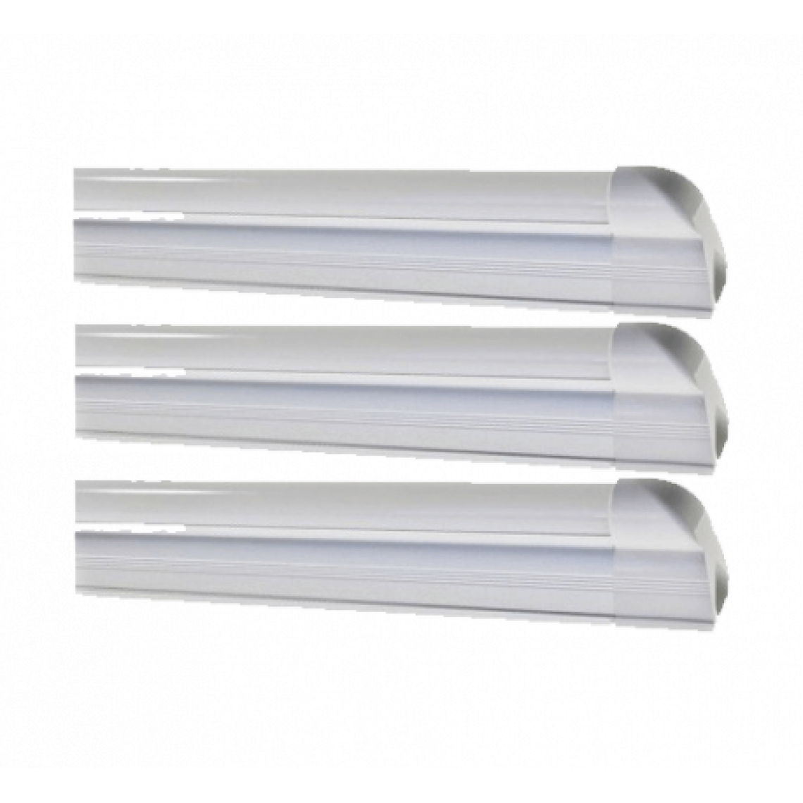 Desineo - Pack de 3 Kit Tube 120cm LED T5 sur support aluminium éclairage économique - Lampadaire