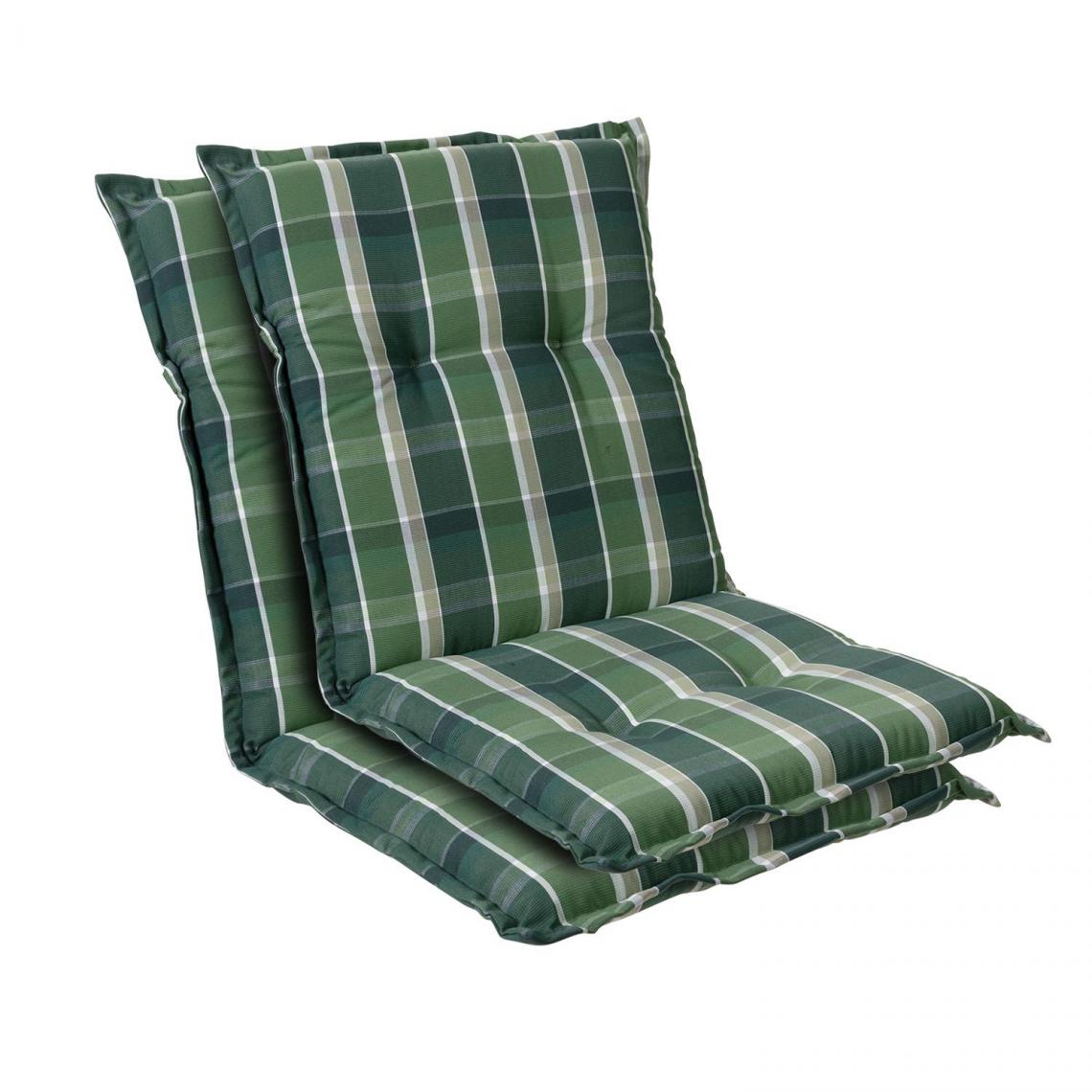 Blumfeldt - Prato coussin de fauteuil dossier bas Polyester 50x100x8cm - Coussins, galettes de jardin