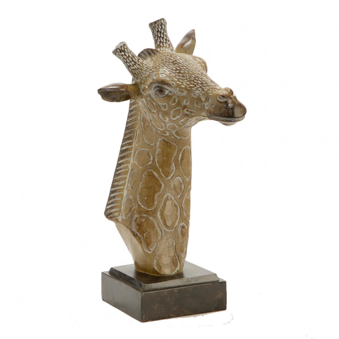 Amadeus - Statuette Girafe en résine - Petite déco d'exterieur