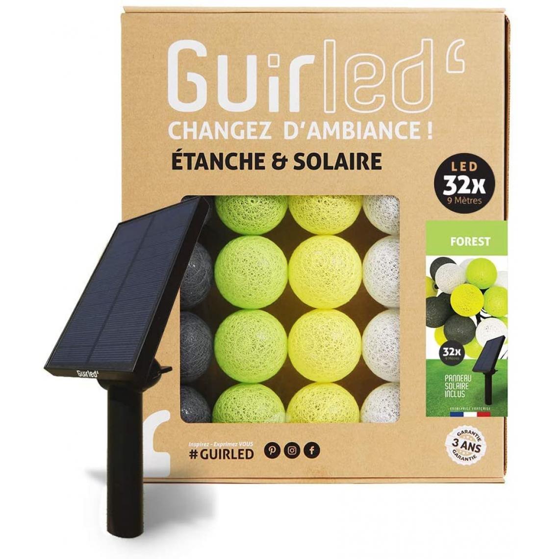 Guirled - Guirlande boule lumineuse 32 LED Outdoor - Forest - Eclairage solaire