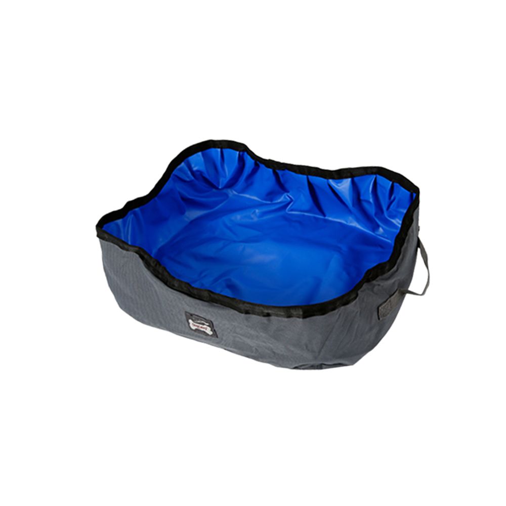 marque generique - Sacoche portable et pliable pour litière pour chat kitty siège de toilette poussiéreux bleu - Soin et hygiène rongeur