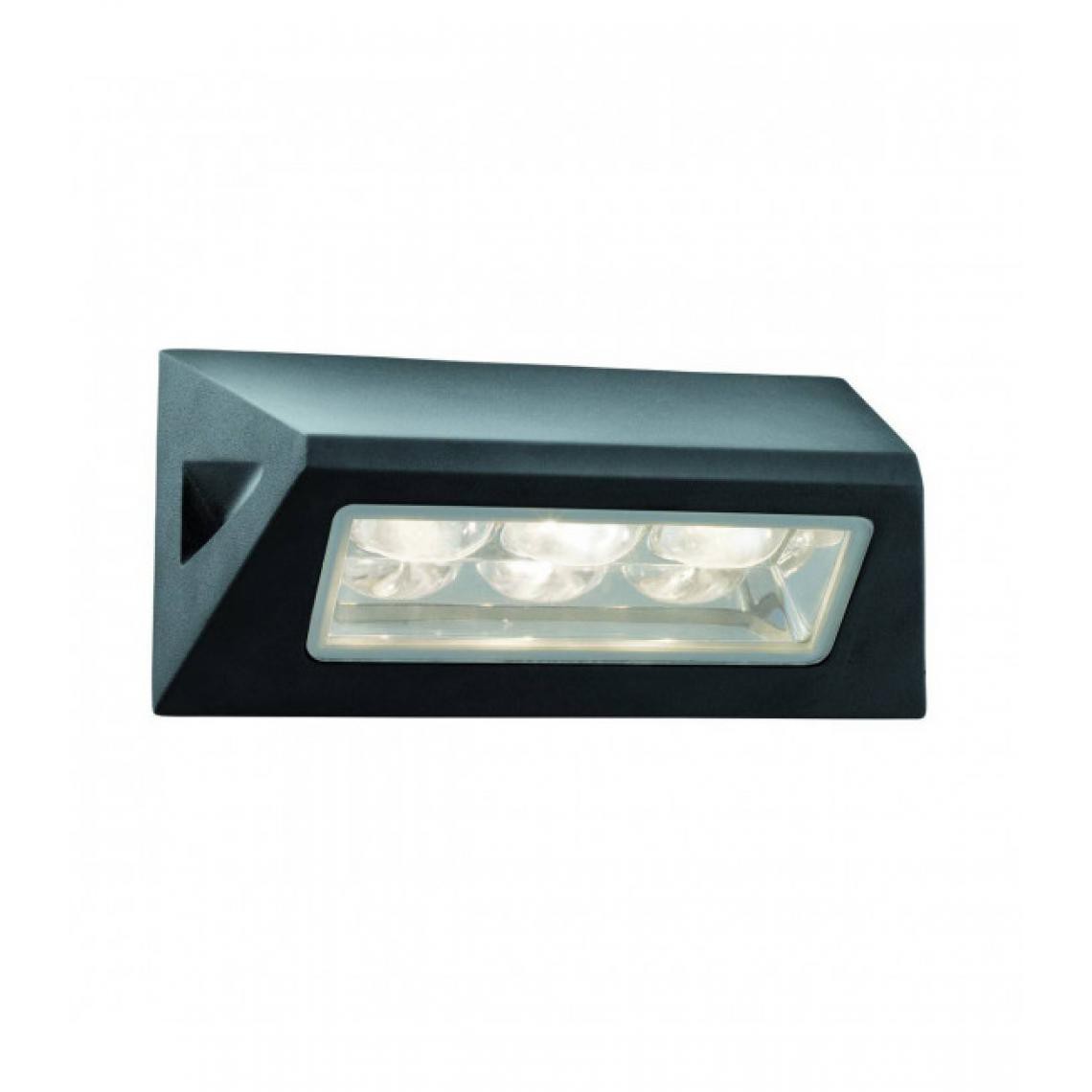 Searchlight - Applique Led Outdoor 11 cm, en aluminium et verre, noir - Applique, hublot
