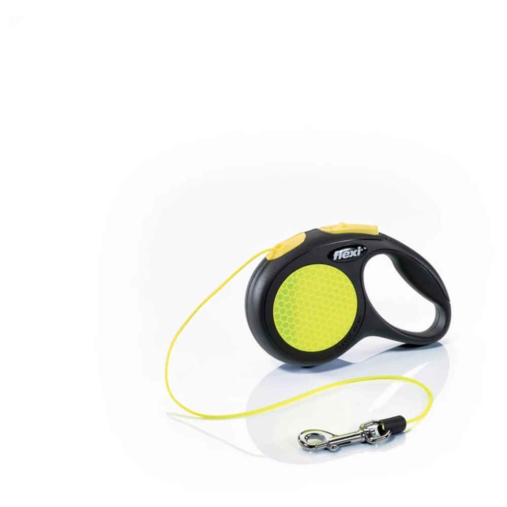 Flexi - Laisse New Neon avec Cordon de 3m pour Chien XS - Flexi - Laisse pour chien