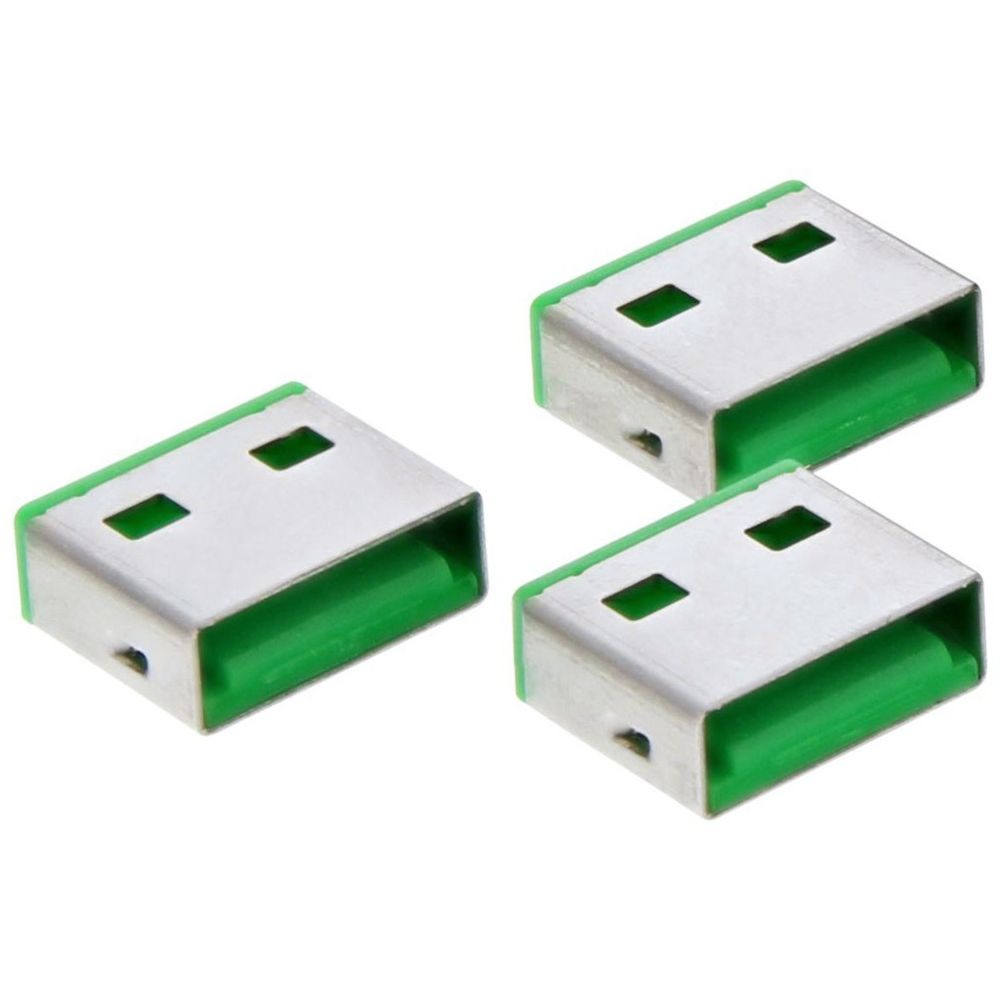 Inline - 20pcs InLine® Recharge pour Portblocker USB - Serres en bois