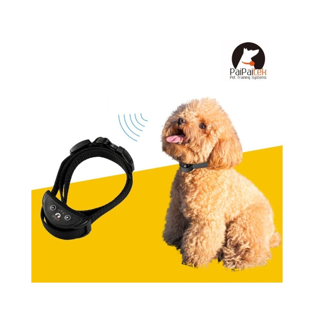 Wewoo - Collier anti aboiement chien noir pour chiens, taille S PD258 Système anti-aboiement de - Collier pour chien