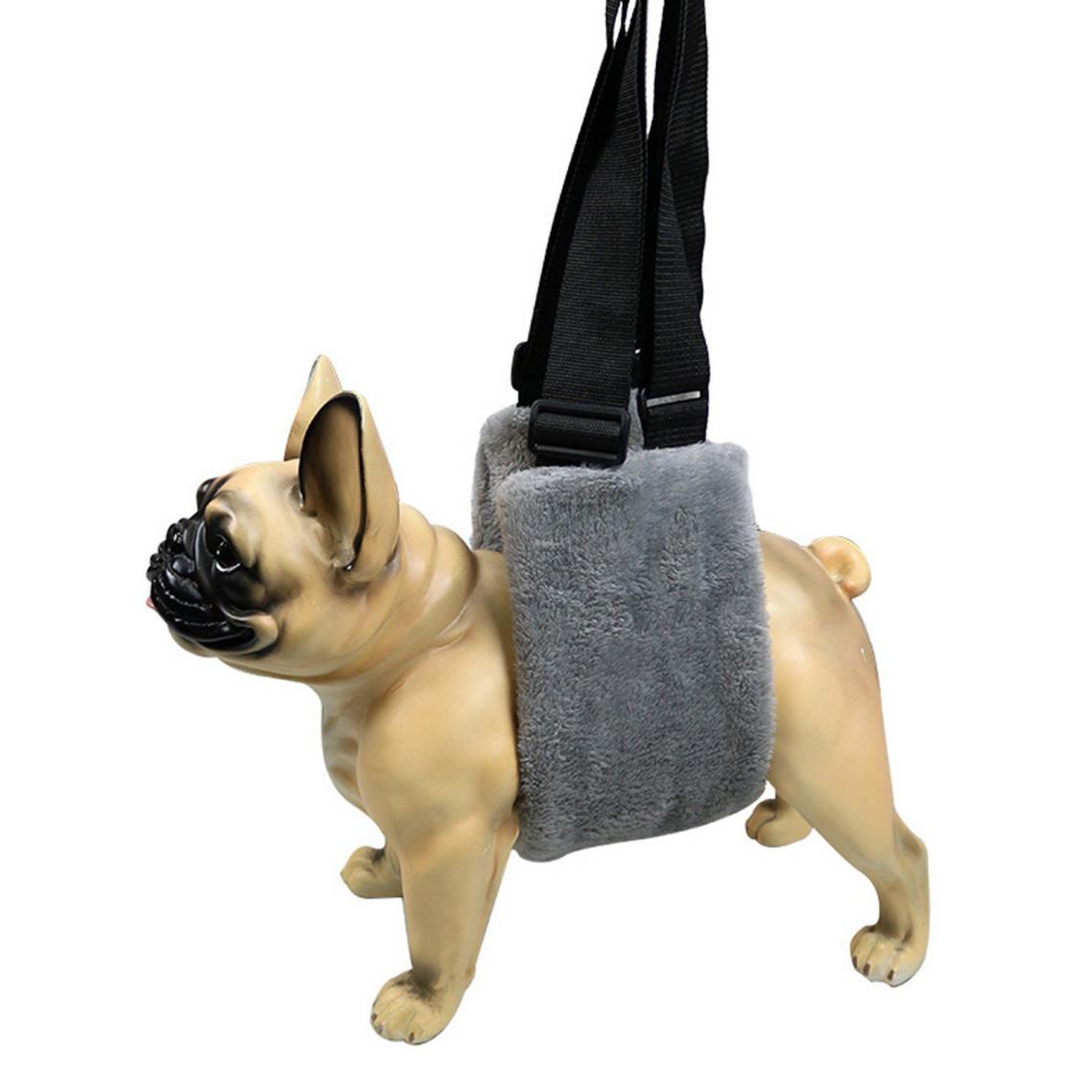 Justgreenbox - Harnais de soutien pour chien de compagnie - Confortable pour les blessures articulaires Chiens âgés, Gris, XL - Equipement de transport pour chien