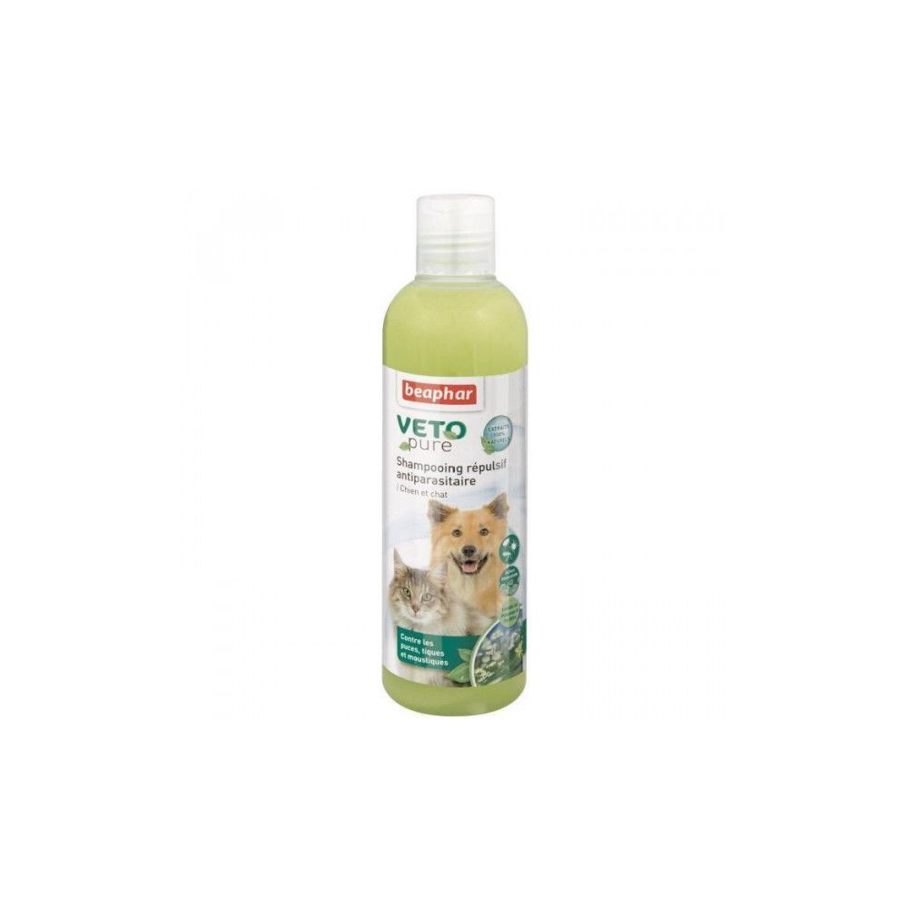 Beaphar - Shampoing répulsif antiparasitaire Vétonature pour chien et chat 250 ml - Hygiène et soin pour chat