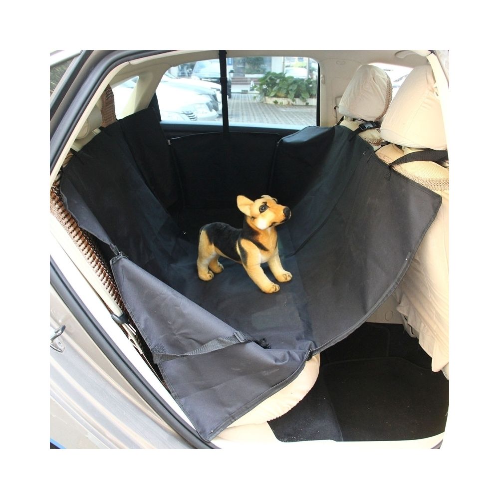 Wewoo - Pour animaux de compagnie chien noir chat tapis de coussin, taille: 185 x 145 x 0,2 cm Antidérapant voiture pliante arrière siège housse - Equipement de transport pour chien
