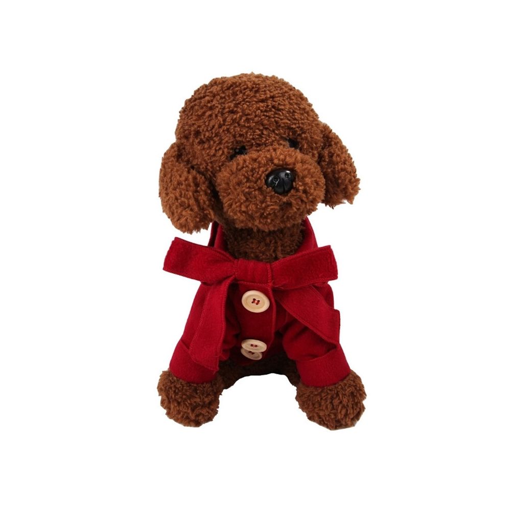 Wewoo - 2 vêtements d'hiver pour animaux familiersmanteau de laine à la mode confortable PCStaille M rouge - Vêtement pour chien