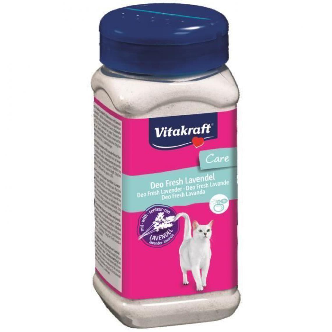 Vitakraft - VITAKRAFT Desodorisant pour litiere Fresh Poudre Lavande For You - 720 g - Pour chat - Litière pour chat