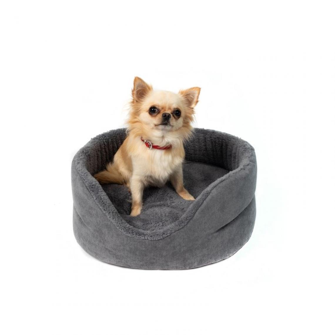 Wiko - Yohanka with a pillow dog bed - gray 4 - Corbeille pour chien